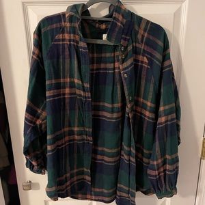Green American Eagle Flannel